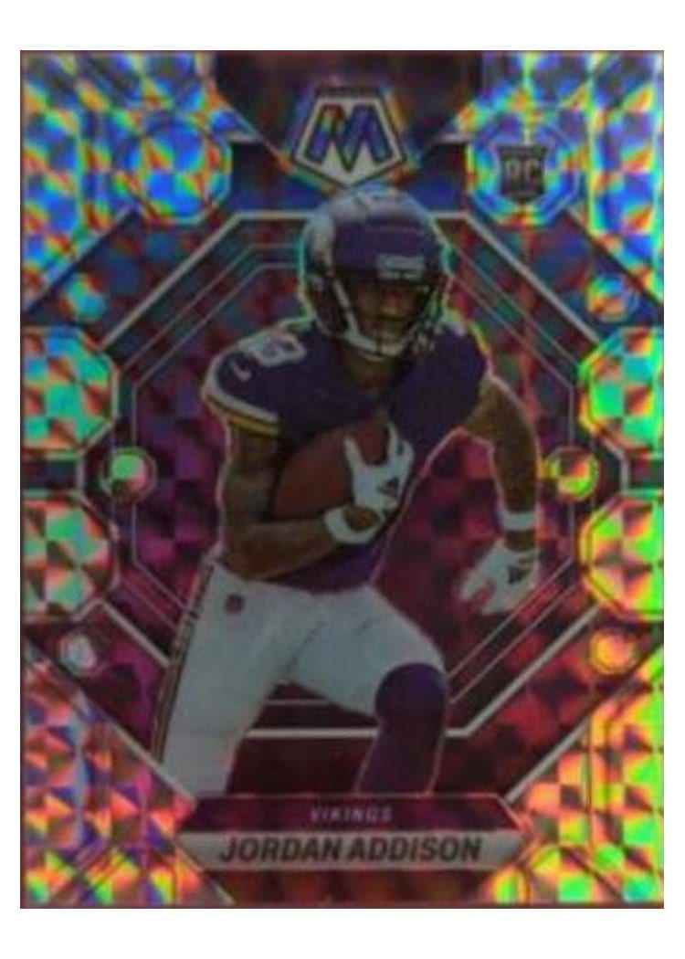 2023 Panini Mosaic Base Set Jordan Addison #337 card