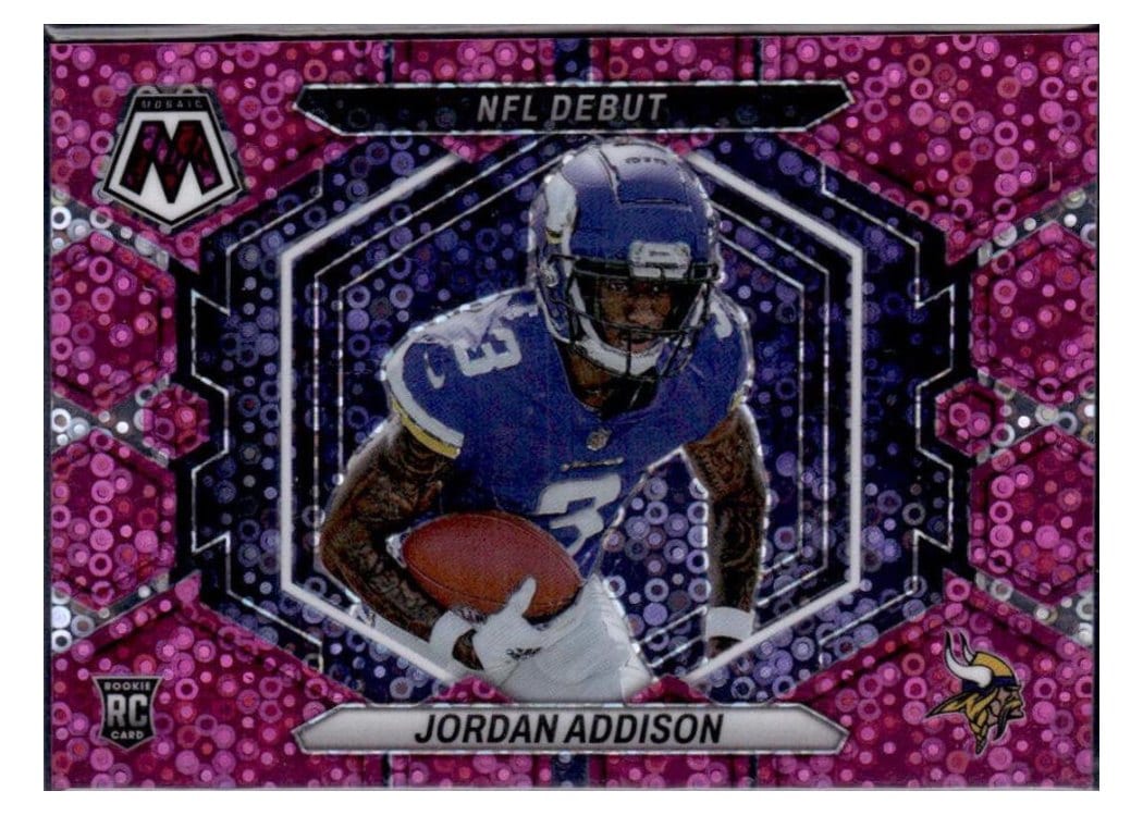 2023 Panini Mosaic Base Set Jordan Addison #337 card