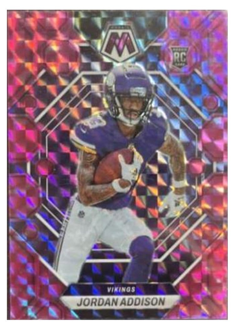 2023 Panini Mosaic Base Set Jordan Addison #337 card