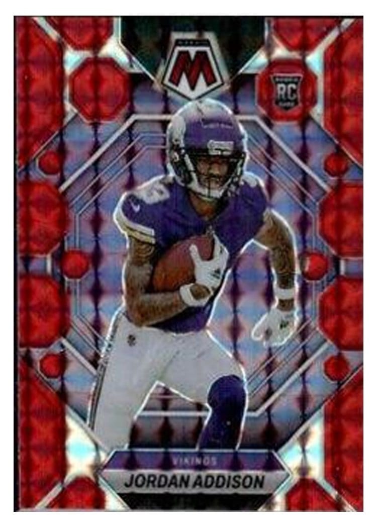 2023 Panini Mosaic Base Set Jordan Addison #337 card
