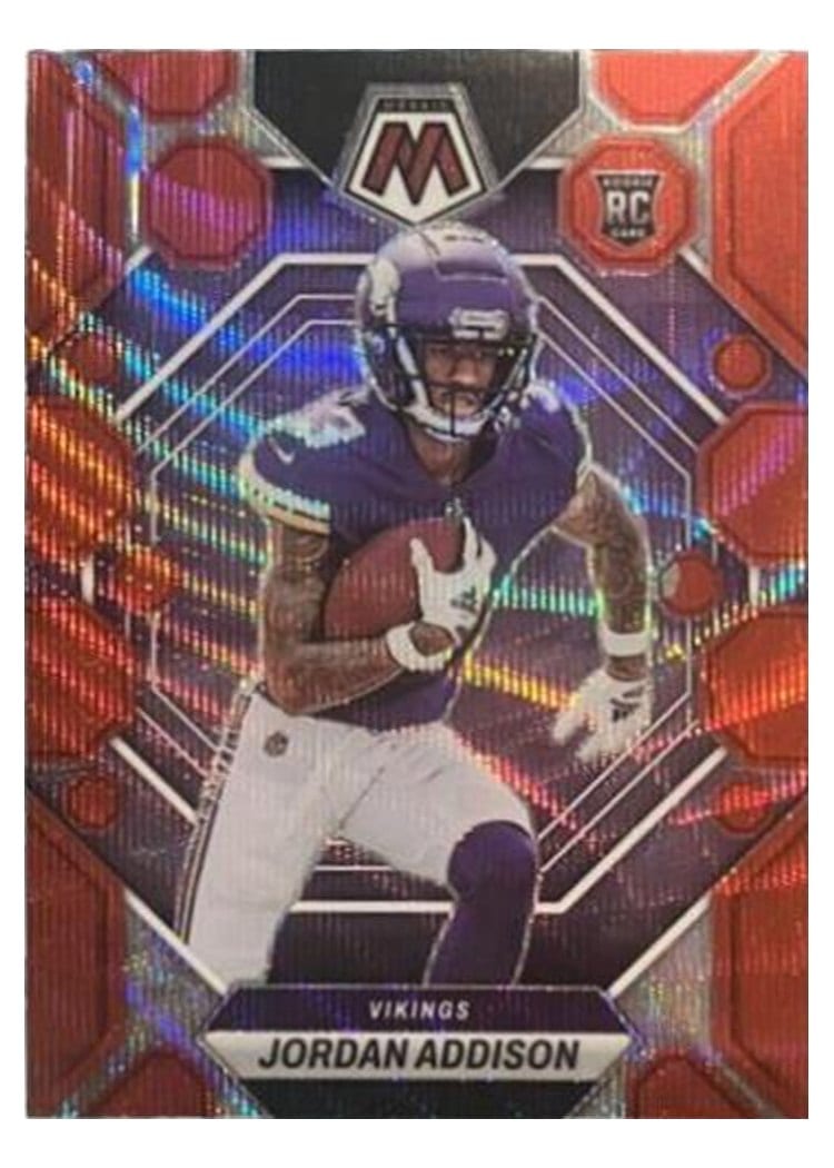 2023 Panini Mosaic Base Set Jordan Addison #337 card