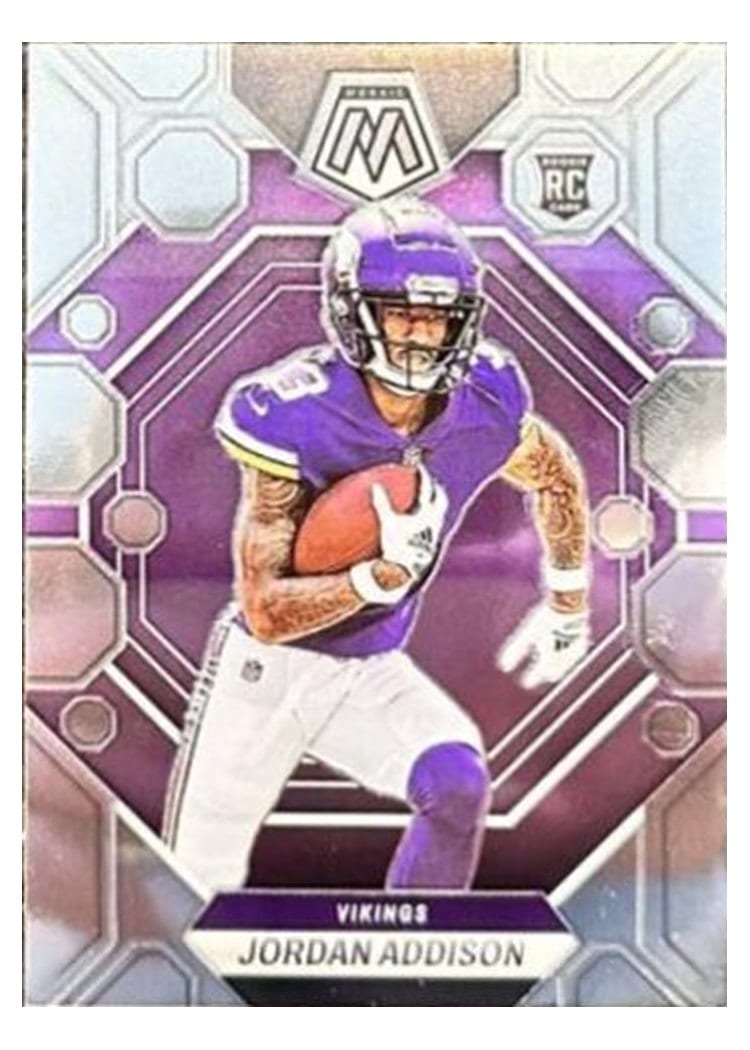 2023 Panini Mosaic Base Set Jordan Addison #337 card