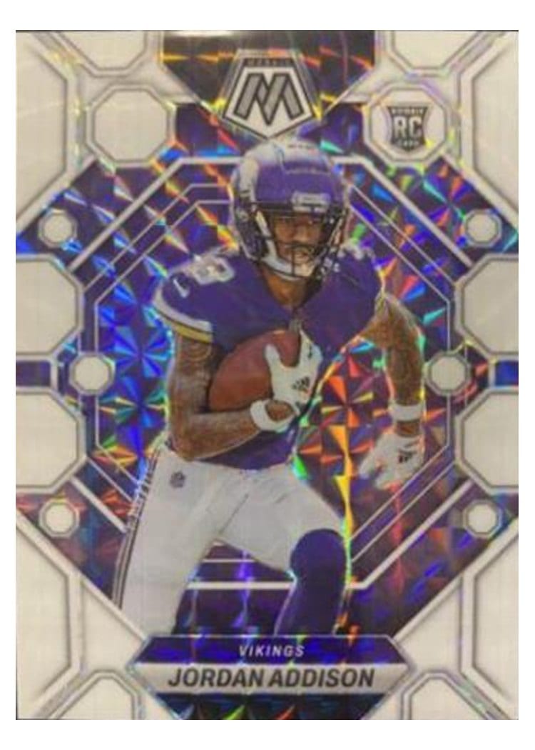 2023 Panini Mosaic Base Set Jordan Addison #337 card