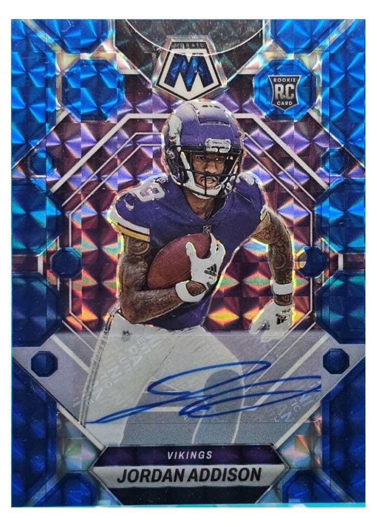 2023 Panini Mosaic Base Set Jordan Addison #337 card