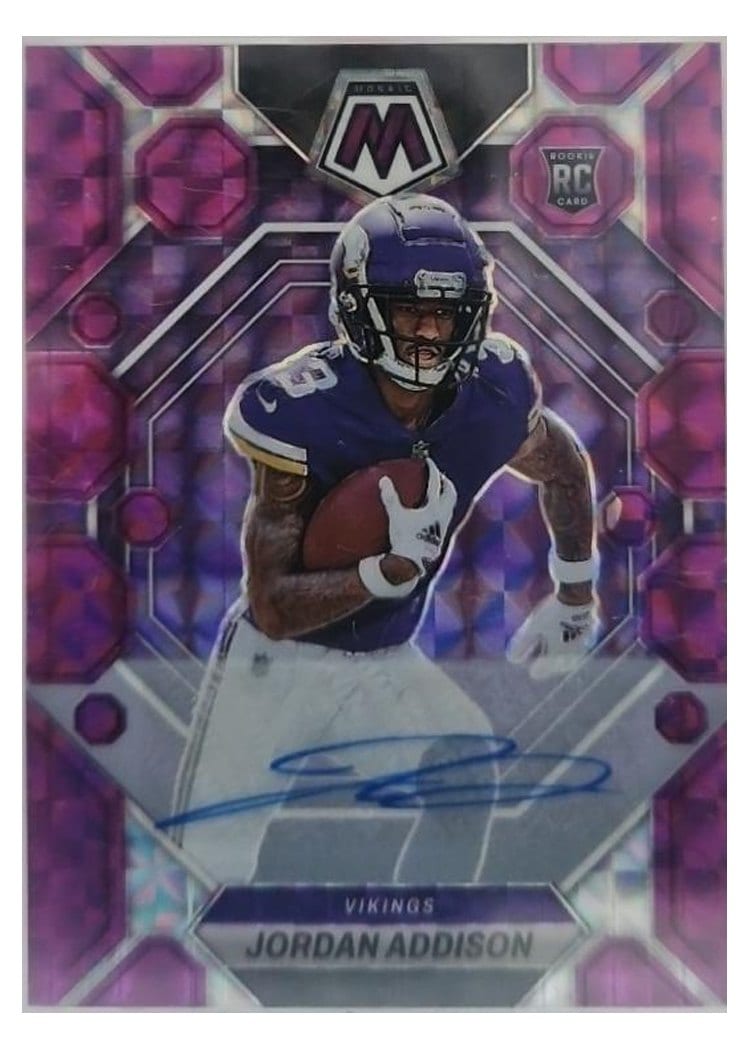 2023 Panini Mosaic Base Set Jordan Addison #337 card