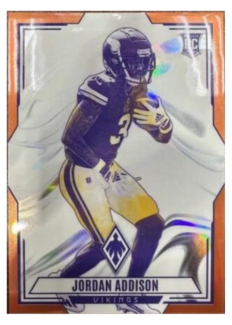 2023 Panini Phoenix Contours Jordan Addison #CON-14 card