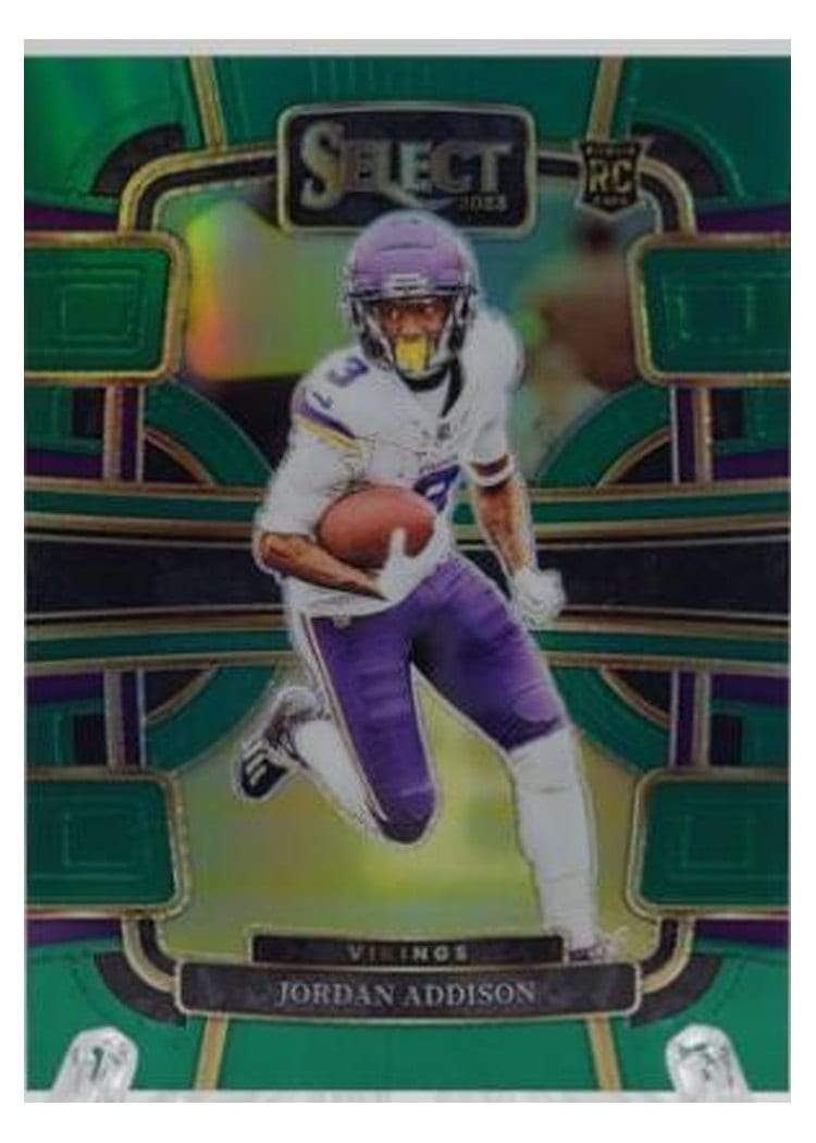 2023 Panini Select Base Set Jordan Addison Green Prizm #66 card