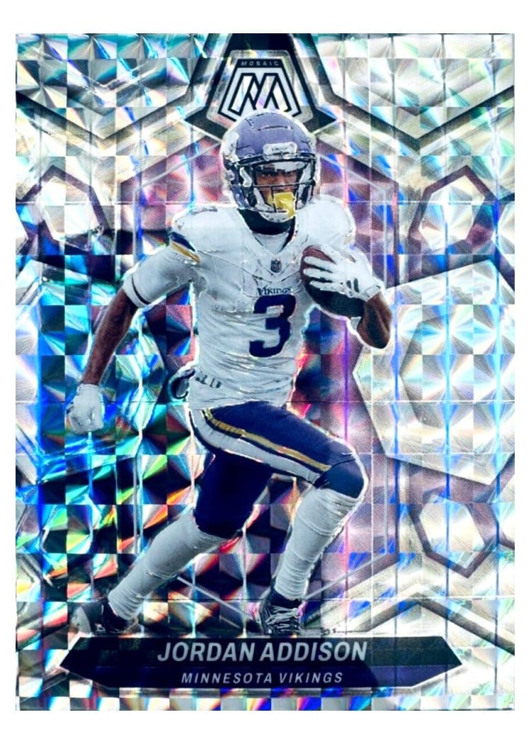 2024 Panini Mosaic Base Set Jordan Addison #144 card