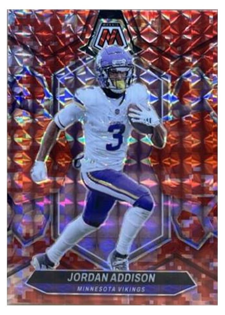 2024 Panini Mosaic Base Set Jordan Addison #144 card