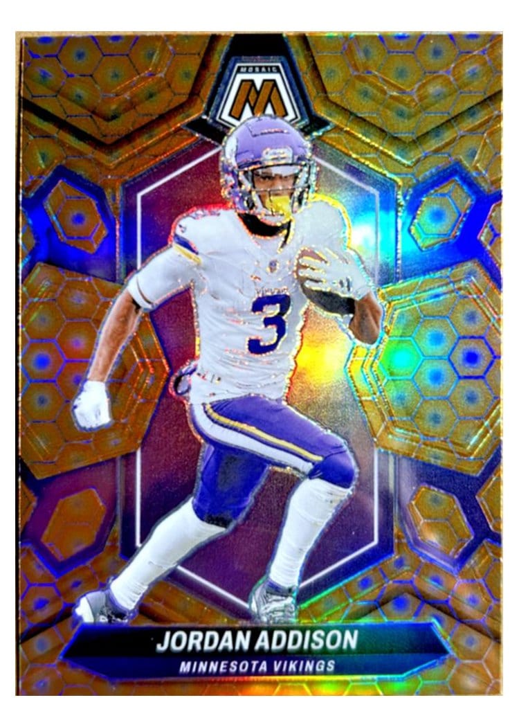 2024 Panini Mosaic Base Set Jordan Addison #144 card