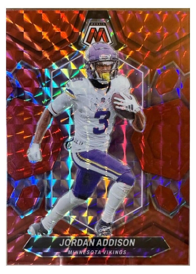 2024 Panini Mosaic Base Set Jordan Addison #144 card