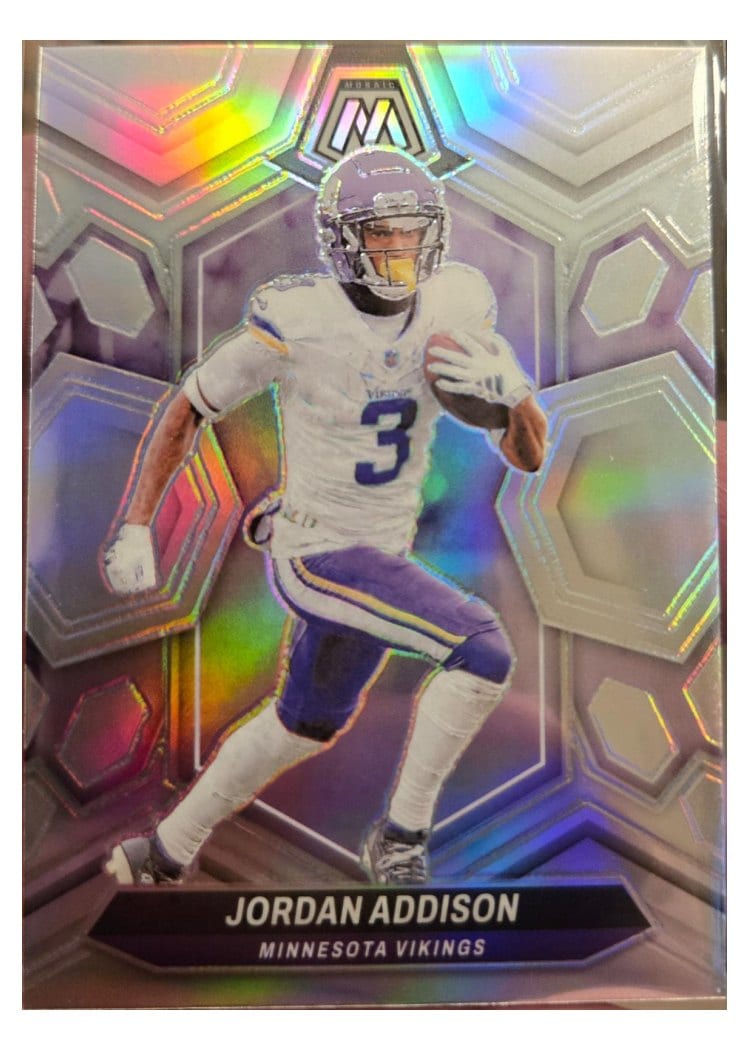 2024 Panini Mosaic Base Set Jordan Addison #144 card