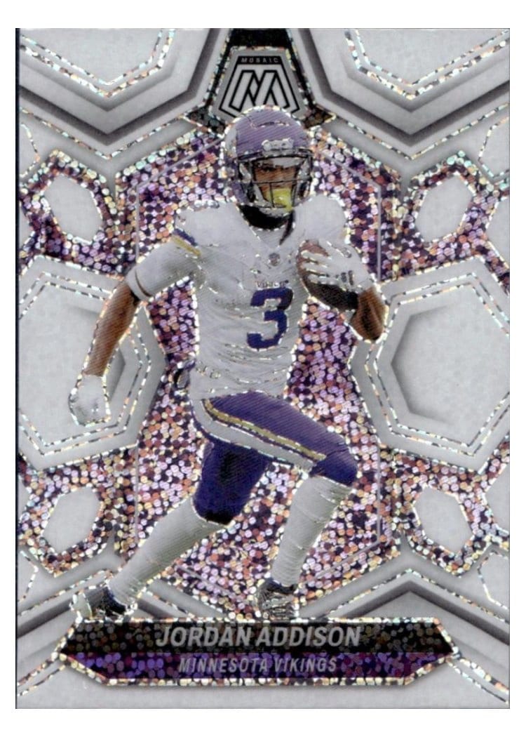 2024 Panini Mosaic Base Set Jordan Addison #144 card