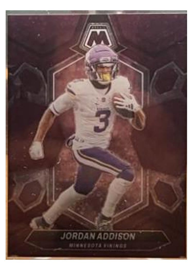 2024 Panini Mosaic Base Set Jordan Addison #144 card
