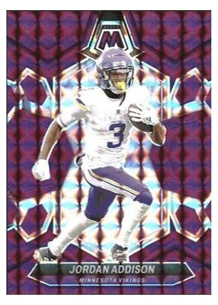 2024 Panini Mosaic Base Set Jordan Addison #144 card
