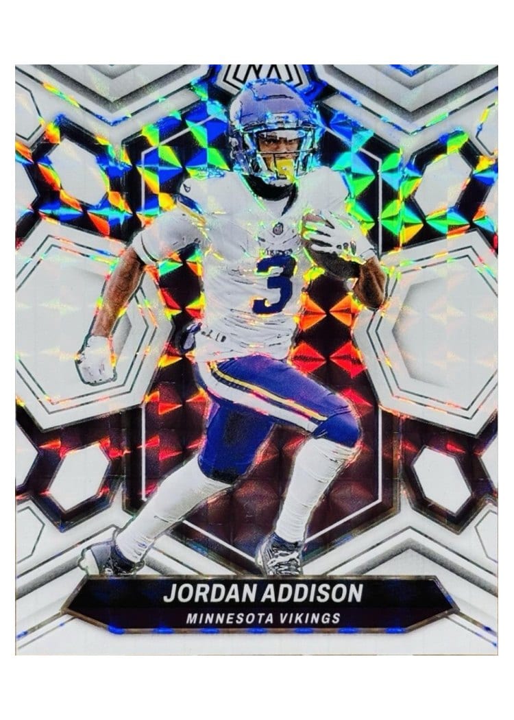 2024 Panini Mosaic Base Set Jordan Addison #144 card
