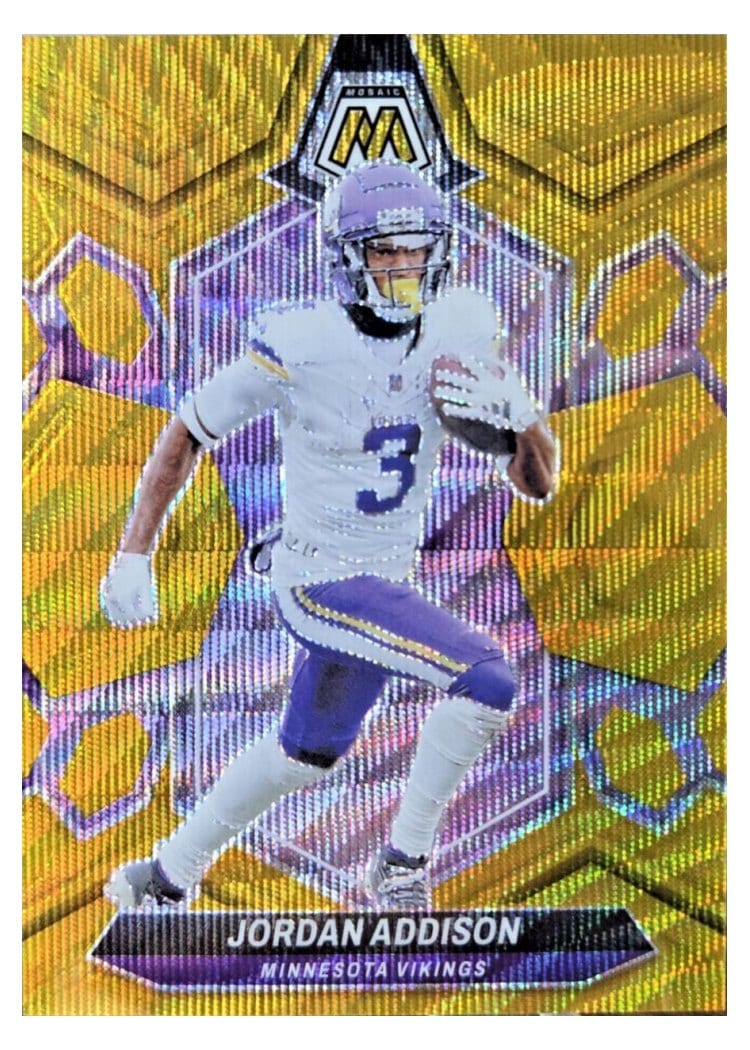 2024 Panini Mosaic Base Set Jordan Addison #144 card