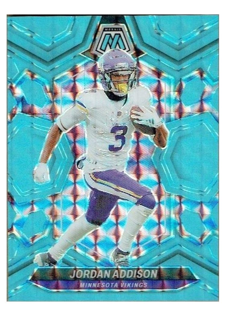 2024 Panini Mosaic Base Set Jordan Addison #144 card