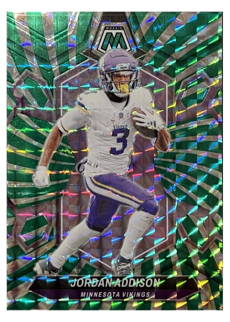 2024 Panini Mosaic Base Set Jordan Addison #144 card