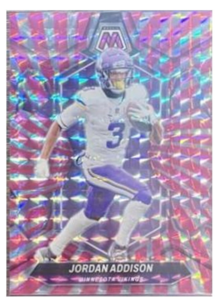 2024 Panini Mosaic Base Set Jordan Addison #144 card