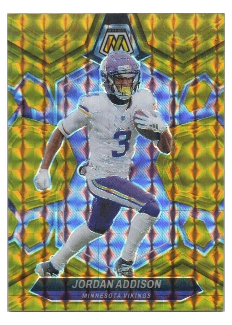 2024 Panini Mosaic Base Set Jordan Addison #144 card