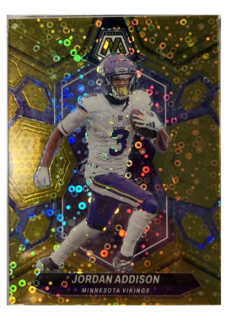 2024 Panini Mosaic Base Set Jordan Addison #144 card
