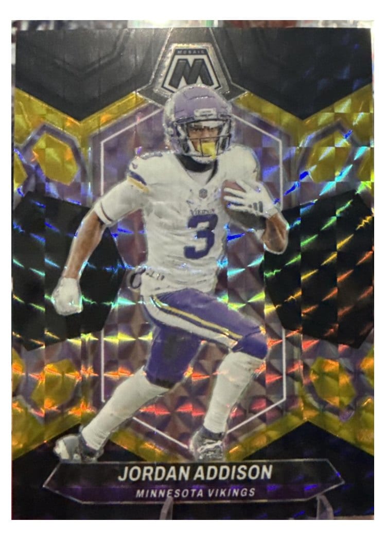 2024 Panini Mosaic Base Set Jordan Addison #144 card