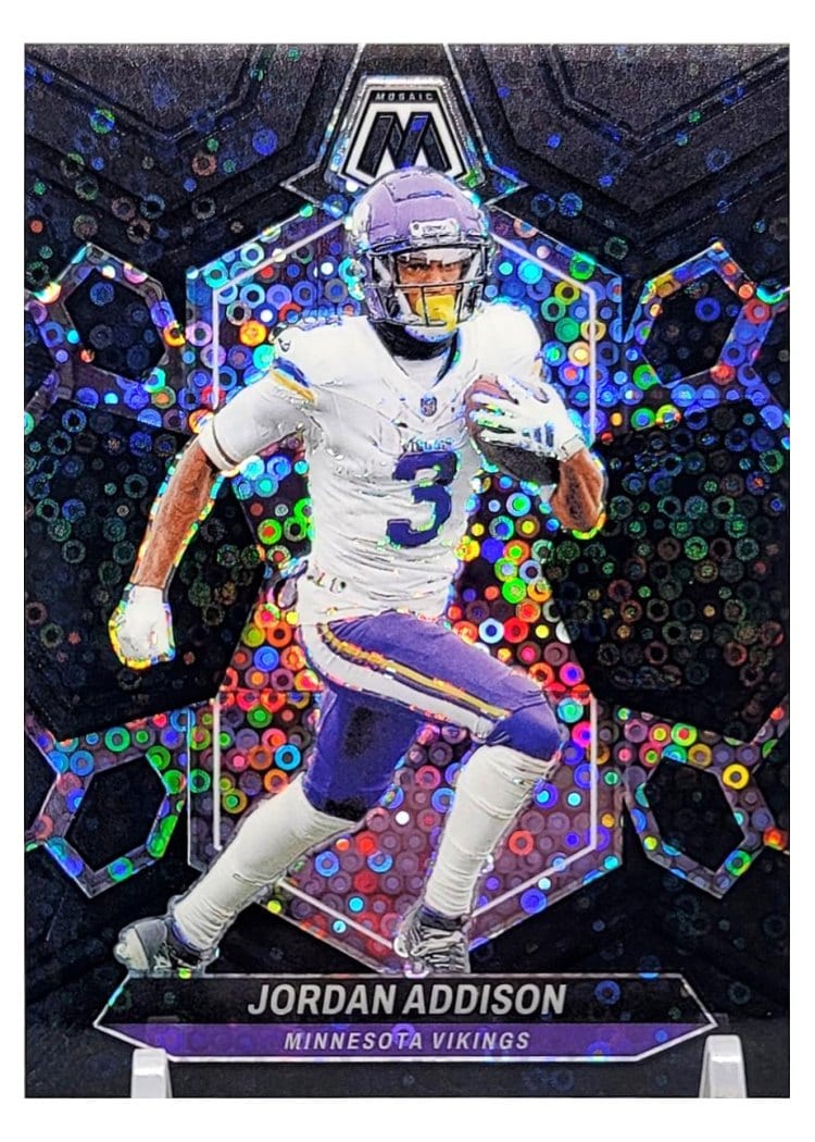2024 Panini Mosaic Base Set Jordan Addison #144 card