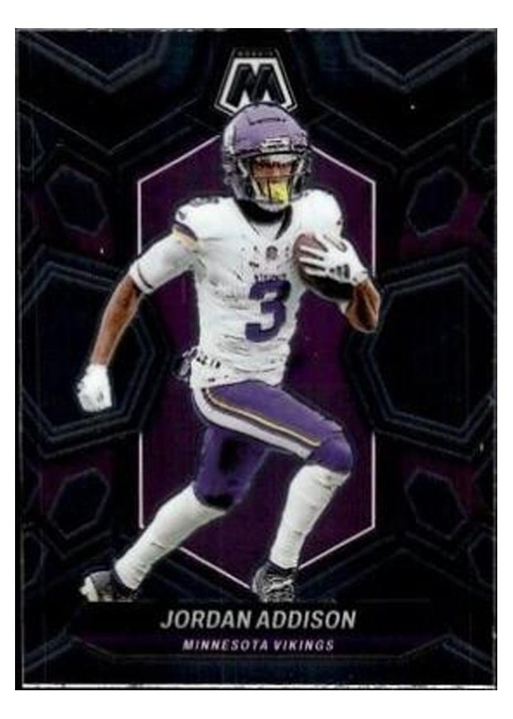 2024 Panini Mosaic Base Set Jordan Addison #144 card