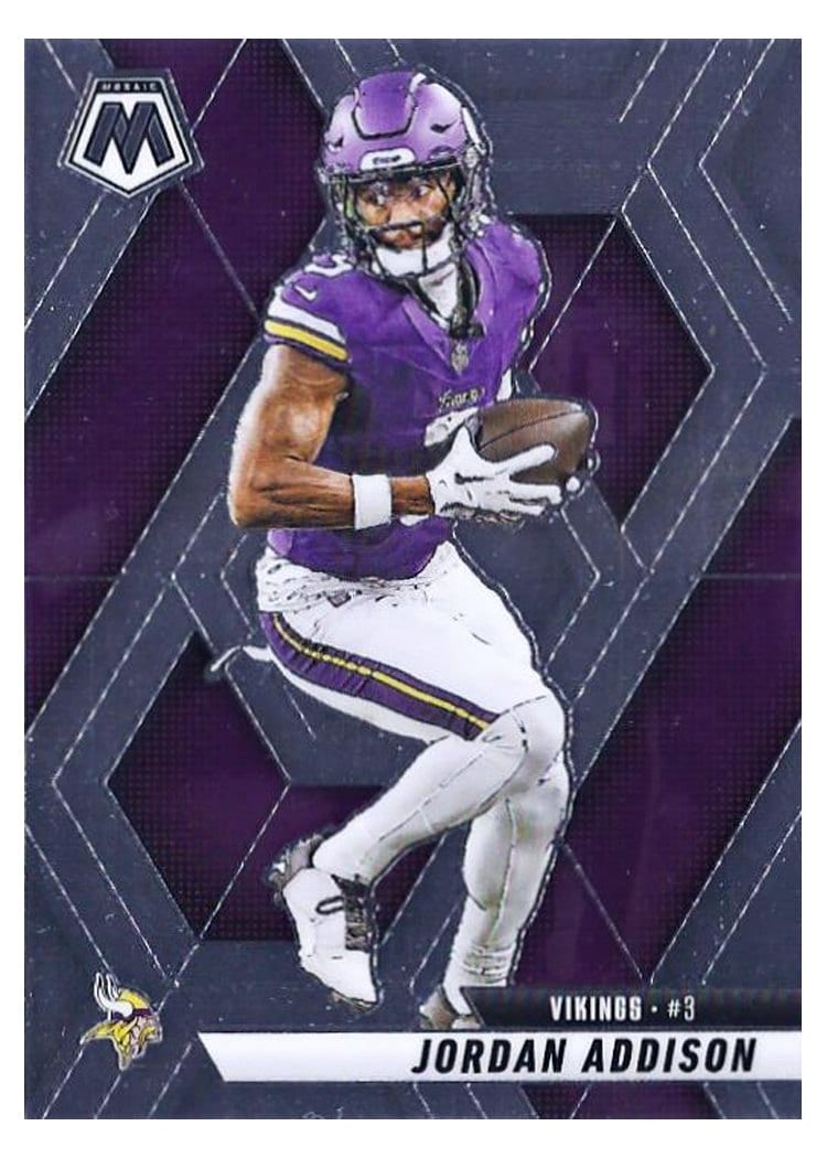 2025 Panini Mosaic Base Set Jordan Addison #88 card