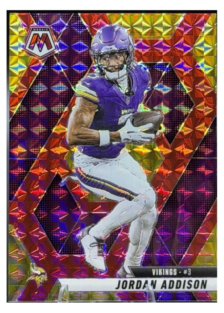 2025 Panini Mosaic Base Set Jordan Addison #88 card