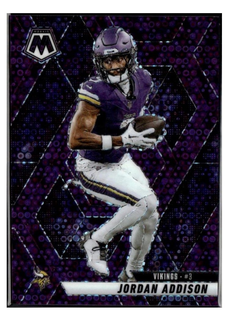 2025 Panini Mosaic Base Set Jordan Addison #88 card