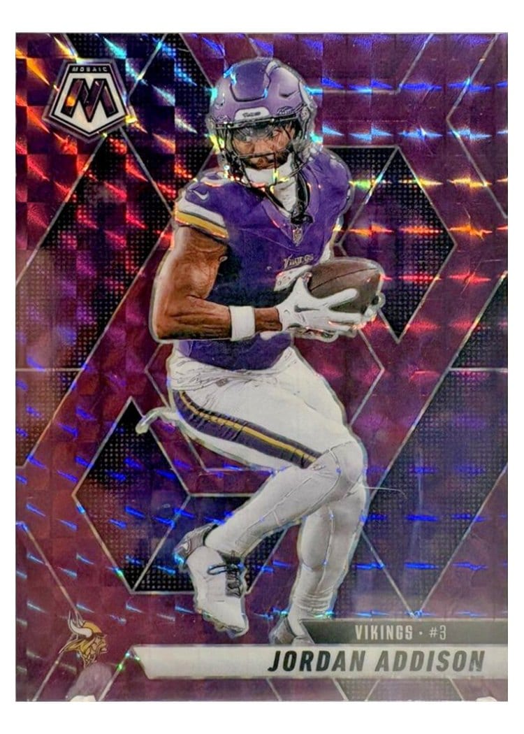 2025 Panini Mosaic Base Set Jordan Addison #88 card