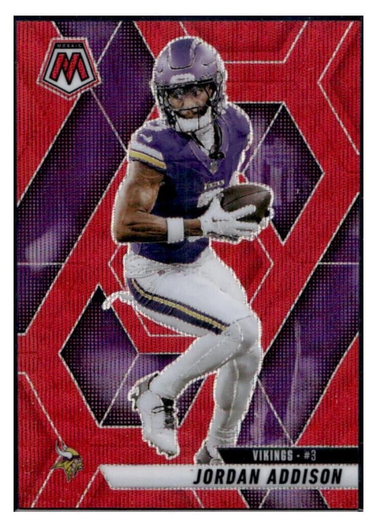 2025 Panini Mosaic Base Set Jordan Addison #88 card