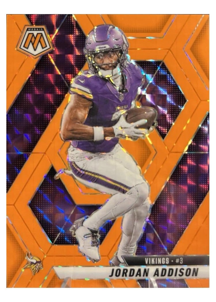 2025 Panini Mosaic Base Set Jordan Addison #88 card