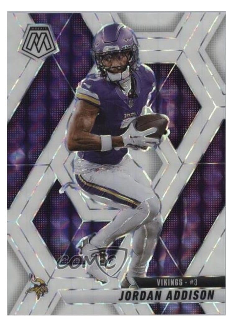 2025 Panini Mosaic Base Set Jordan Addison #88 card