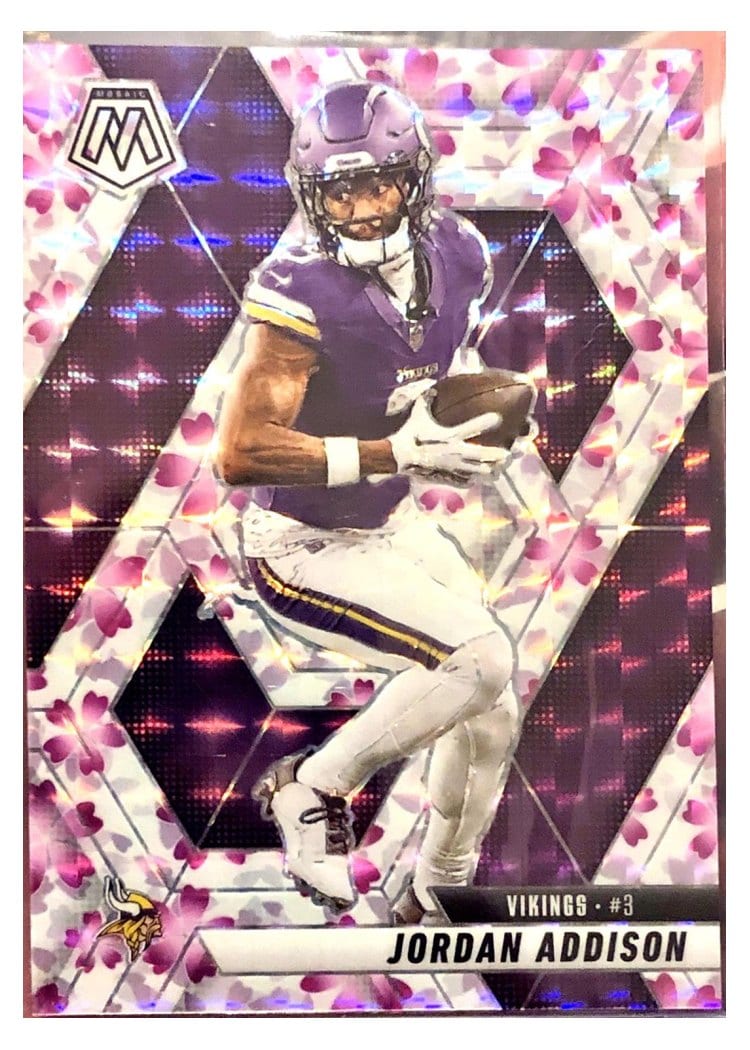 2025 Panini Mosaic Base Set Jordan Addison #88 card