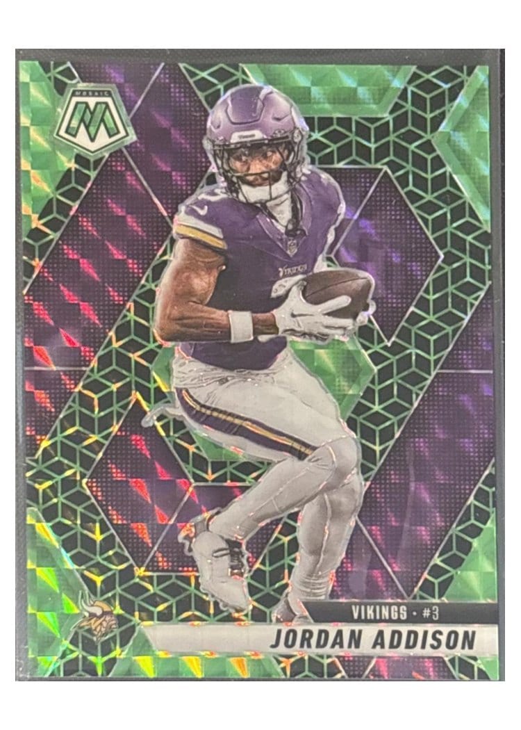 2025 Panini Mosaic Base Set Jordan Addison #88 card