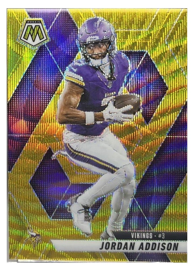 2025 Panini Mosaic Base Set Jordan Addison #88 card