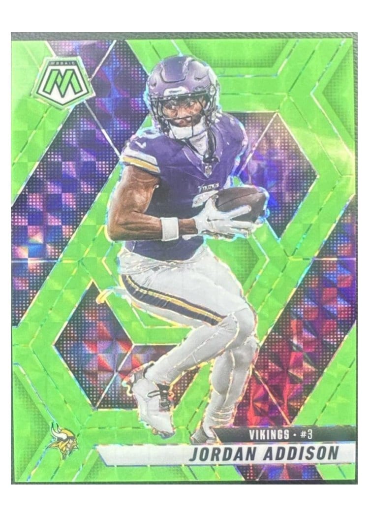 2025 Panini Mosaic Base Set Jordan Addison #88 card