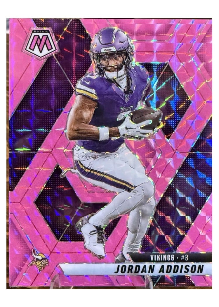 2025 Panini Mosaic Base Set Jordan Addison #88 card