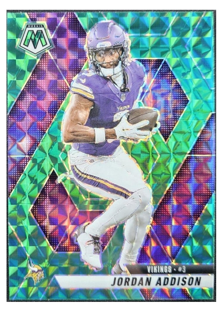 2025 Panini Mosaic Base Set Jordan Addison #88 card