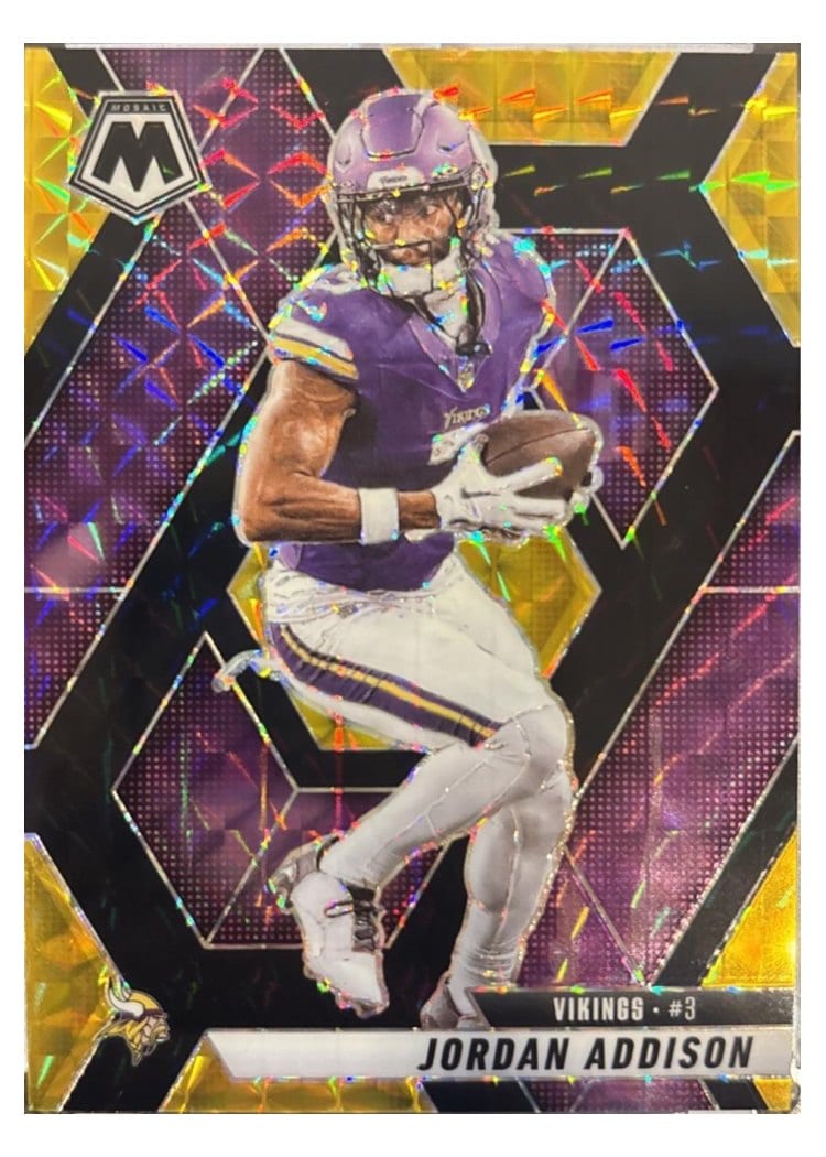 2025 Panini Mosaic Base Set Jordan Addison #88 card