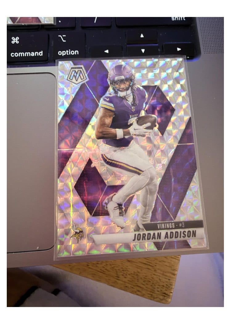 2025 Panini Mosaic Base Set Jordan Addison #88 card