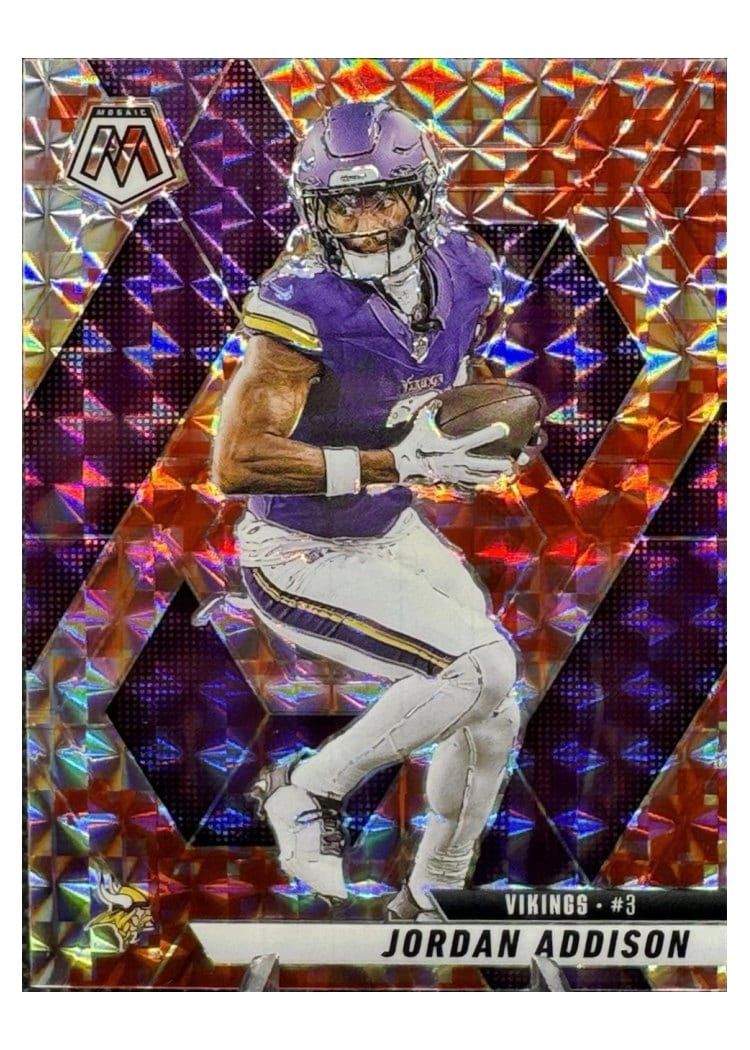 2025 Panini Mosaic Base Set Jordan Addison #88 card