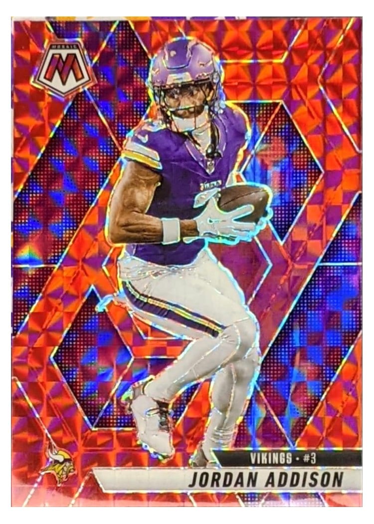 2025 Panini Mosaic Base Set Jordan Addison #88 card