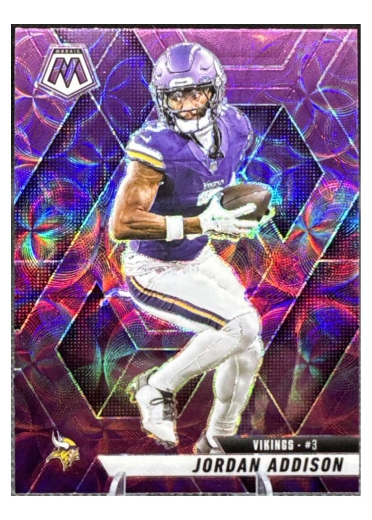 2025 Panini Mosaic Base Set Jordan Addison #88 card