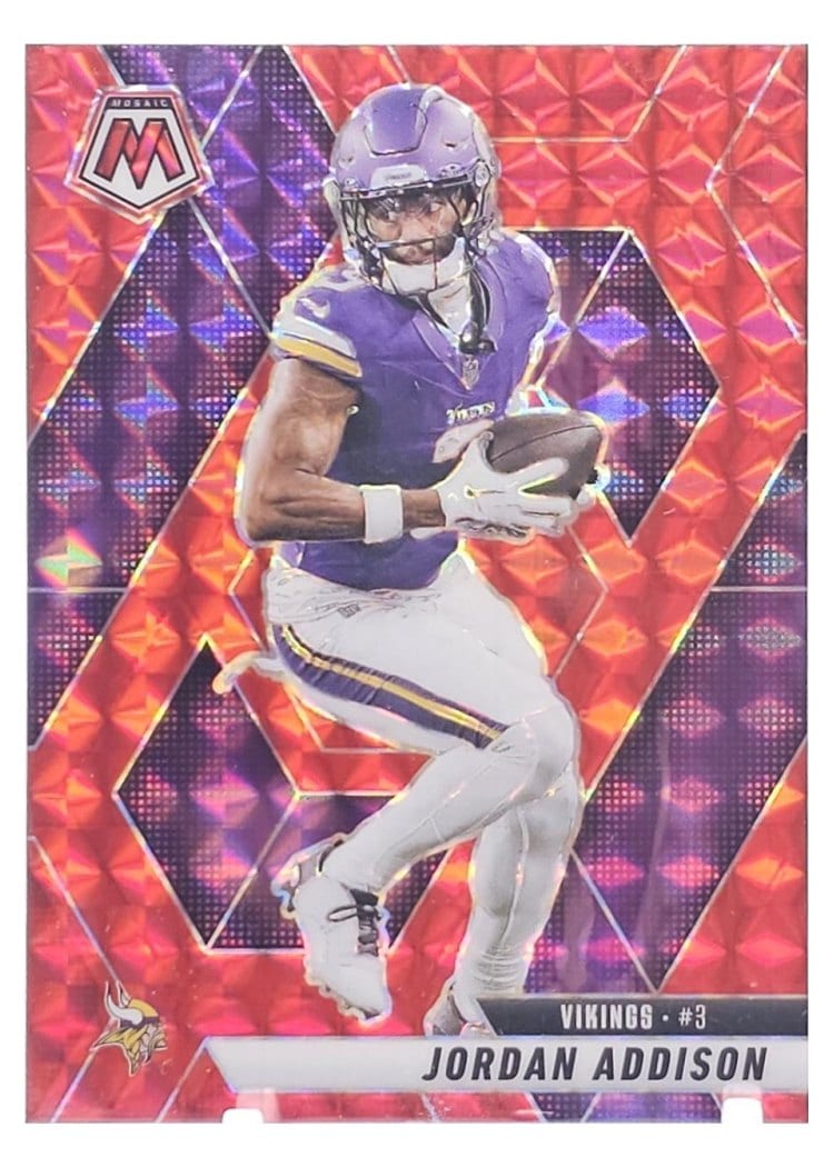 2025 Panini Mosaic Base Set Jordan Addison #88 card