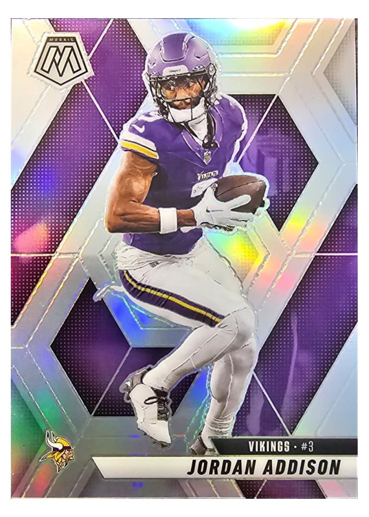 2025 Panini Mosaic Base Set Jordan Addison #88 card