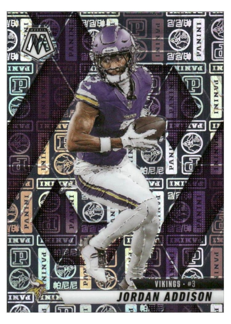 2025 Panini Mosaic Base Set Jordan Addison #88 card